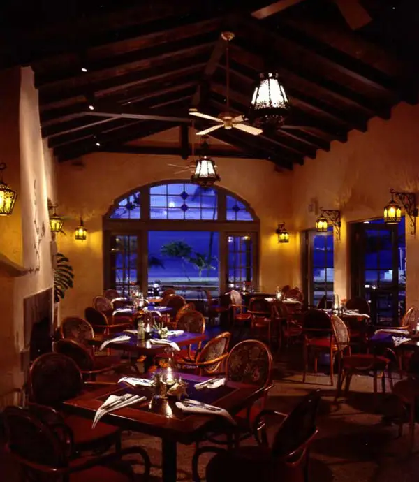 Casablanca - Spanish Mediterranean style in a South Florida restaurant interior by Carolyn Robbins