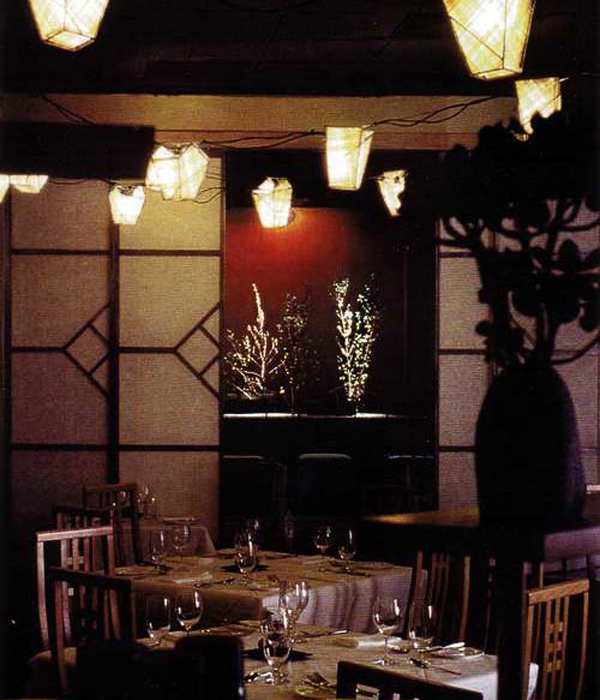 Francisco Asian restaurant in an artistic street dining vibe by Carolyn Robbins interior designer
