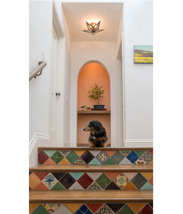 Spanish restored home with modern elements - Clowes Interior design by Carolyn Robbins