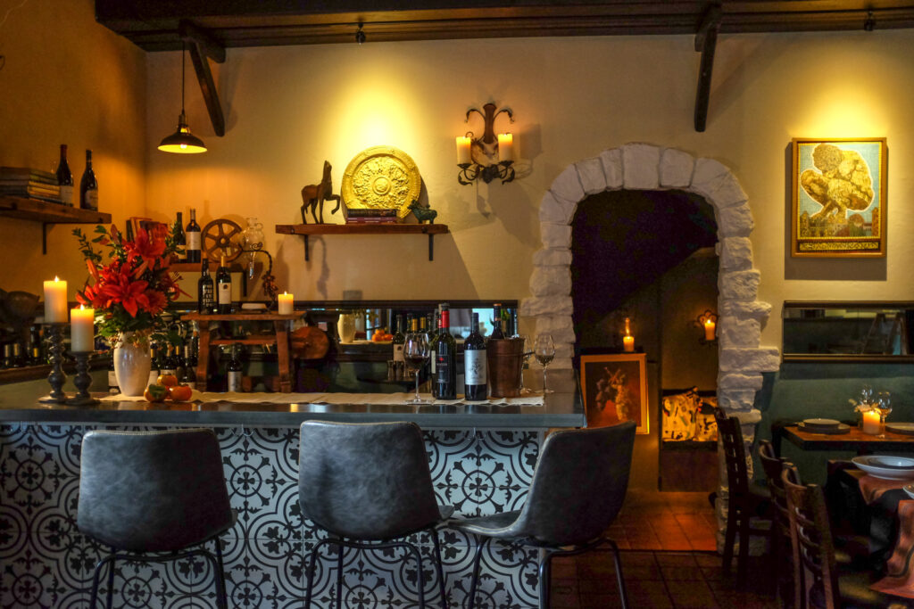 San Francisco homestyle restaurant on a small budget designed by Carolyn Robbins interiors