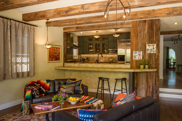 Spanish restored home with modern elements - Clowes Interior design by Carolyn Robbins